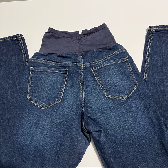 Old Navy Maternity Skinny Blue Jeans Size 4 Regular - Picture 6 of 8